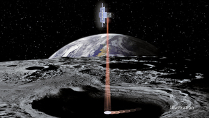 NASA使用月球電筒尋找冰塊