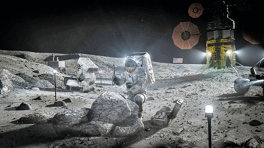 打造載人登月系統  NASA與三家太空公司合作 