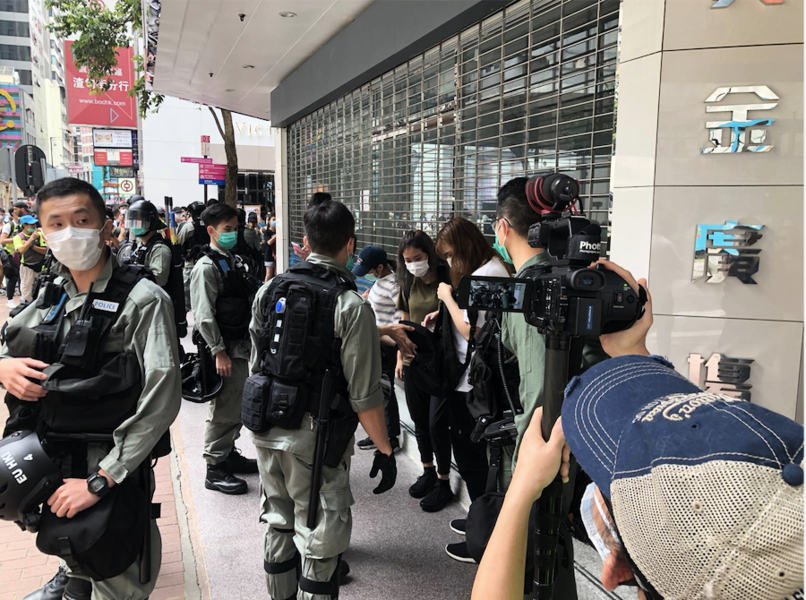 【5.27反國歌法】反國安法抗爭 3500防暴警佈防 香港少年們衝在前面 