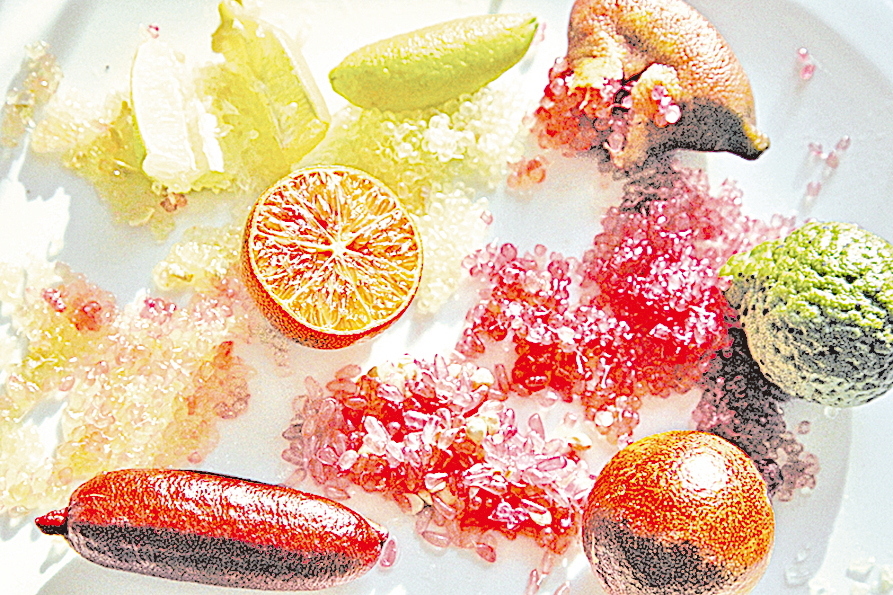 澳洲稀有水果 果肉就像魚子醬