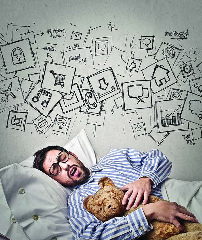在睡夢中，由於防衛作用減弱，原本壓抑的感受得以浮現。