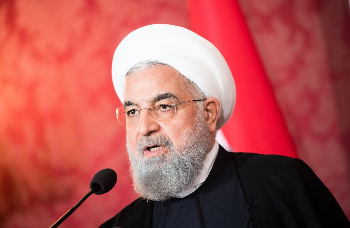 伊朗總統宣佈的感染人數是官方公佈的近100倍。圖為伊朗總統羅哈尼。(Michael Gruber/Getty Images)
