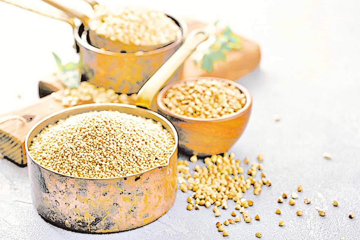 完整穀物因為有麩皮的保護，養份比較不容易被氧化。