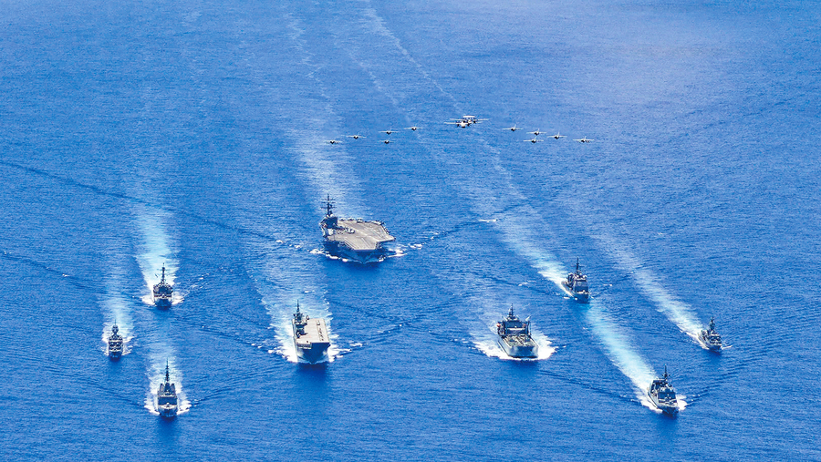 中共是美頭號戰略對手 : 美軍在南海鎖住中共咽喉