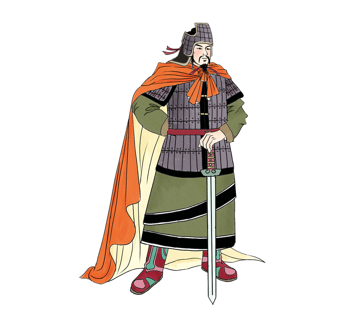 衛青，任大司馬大將軍，封長平侯，是擊潰匈奴的西漢名將。