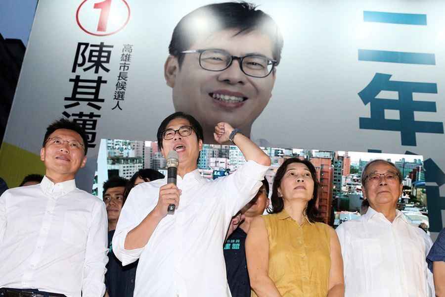 罷韓後補選市長 陳其邁67萬票光復高雄