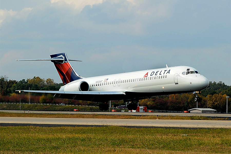 達美航空（Delta Air Lines）宣佈，由於電腦系統故障，目前全部未起飛的達美航班停航，大批乘客受到影響。（達美航空提供）