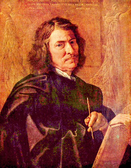 法國古典主義畫家尼古拉‧普桑（Nicolas Poussin）(公有領域)