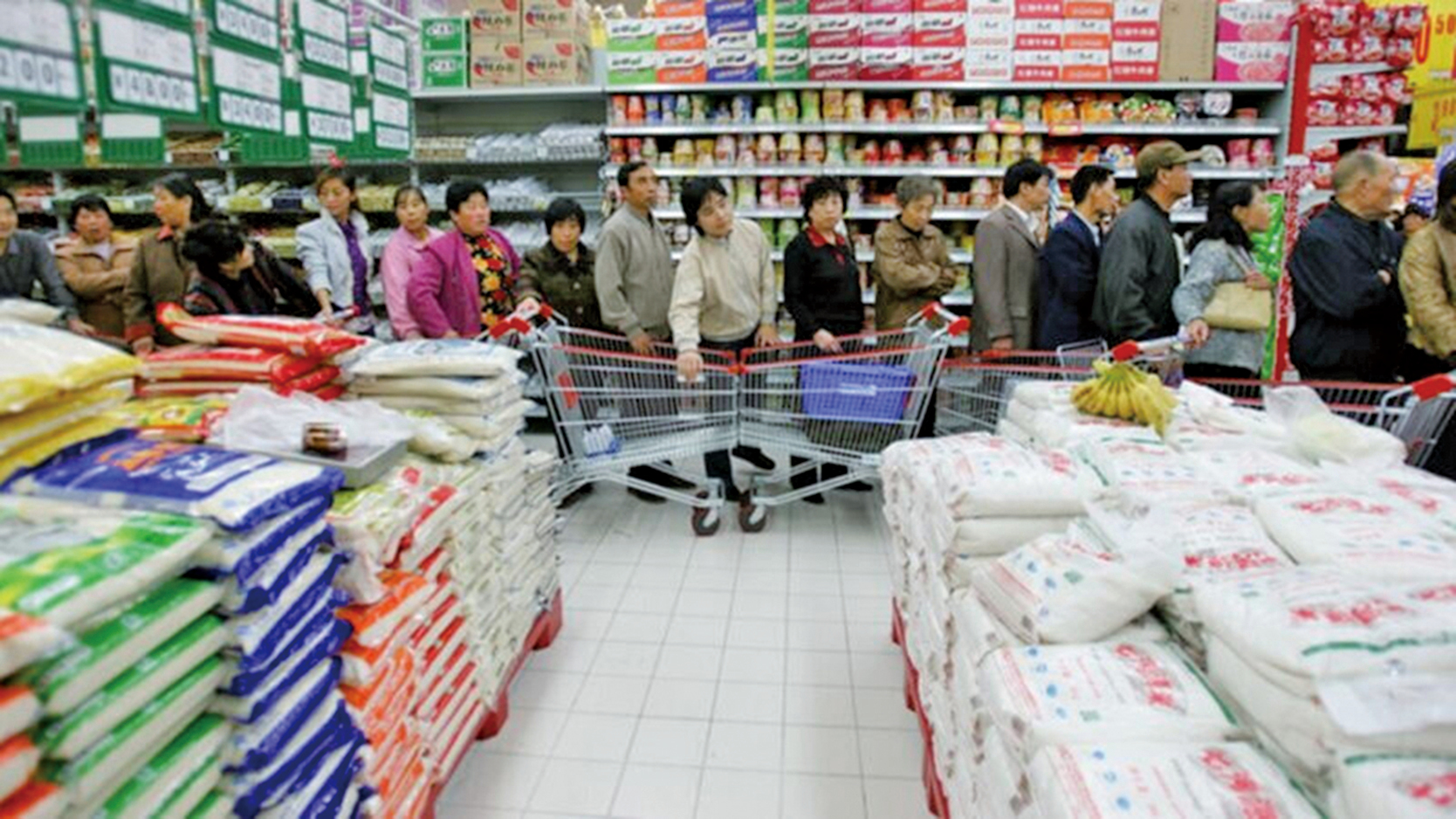 日前習近平指示制止餐飲浪費後，中國的糧食安全問題再次引發外界關注。示意圖（Cancan Chu/Getty Images）
