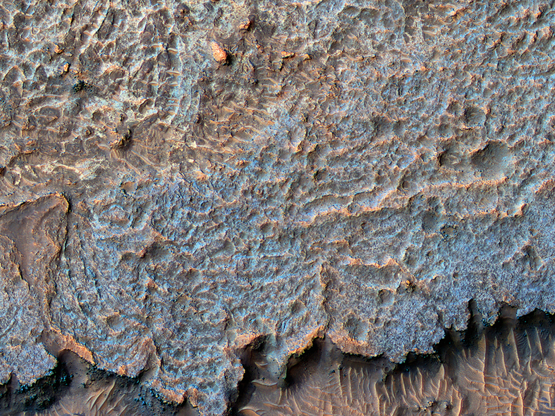 火星神奇脊狀地貌令人費解