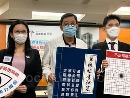 【圖片新聞】香港約50萬人患老年黃斑病 七成長者不知此病徵