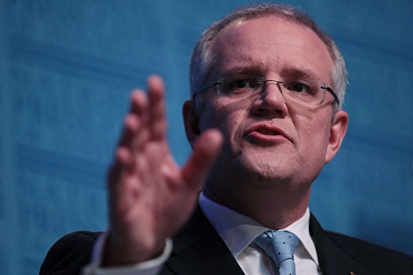 澳洲總理莫里森正擬訂新法律，能推翻澳洲與中共簽下的「一帶一路」協議。圖為資料照。（Stefan Postles/Getty Images）