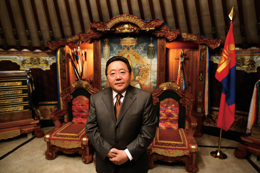 蒙古前總統抗議強推漢語教學