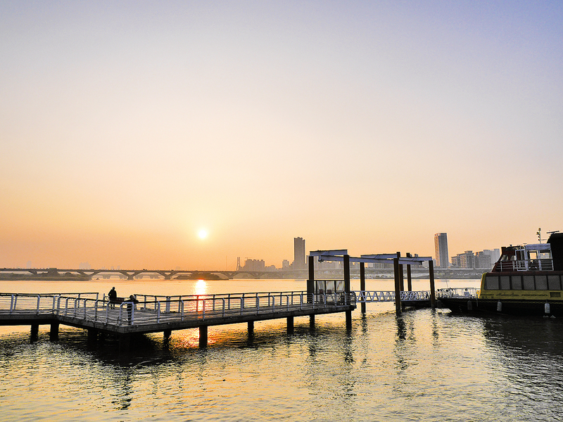 中秋在海邊