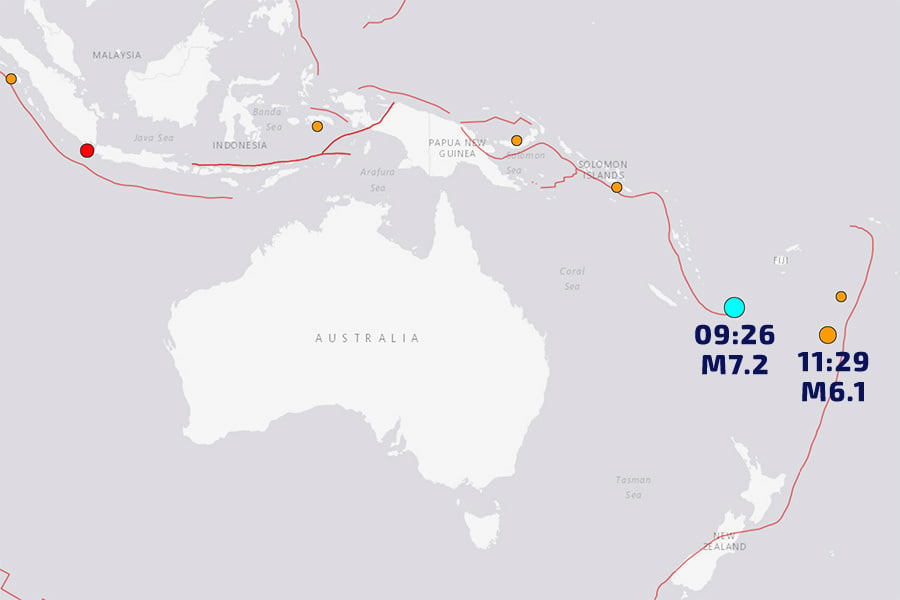 瓦努亞圖外海7.2級地震