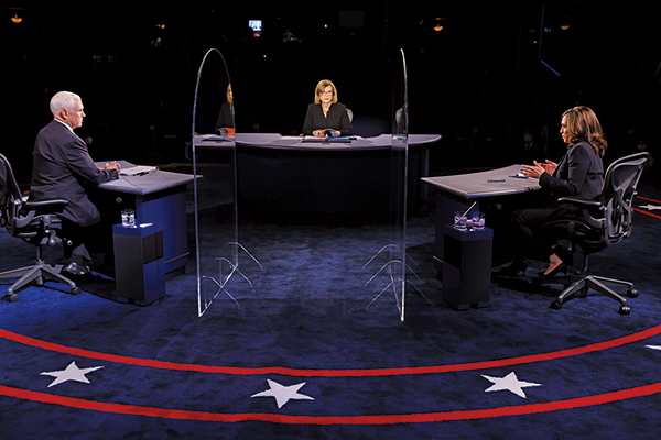 美副總統候選人辯論會 左右交鋒 九議題激烈爭辯
