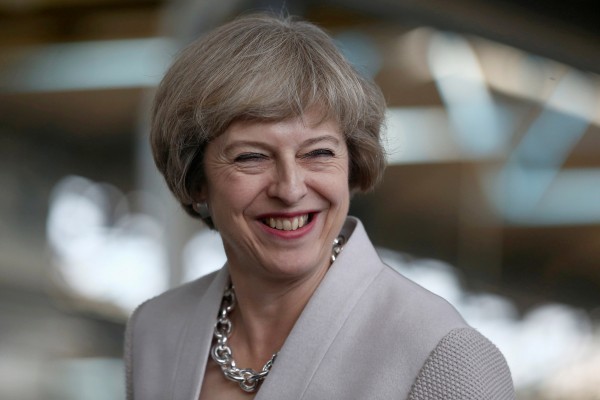 英國首相文翠珊（Theresa May）上任後首度率貿易代表團訪問印度。（Neil Hall – WPA Pool/Getty Images）