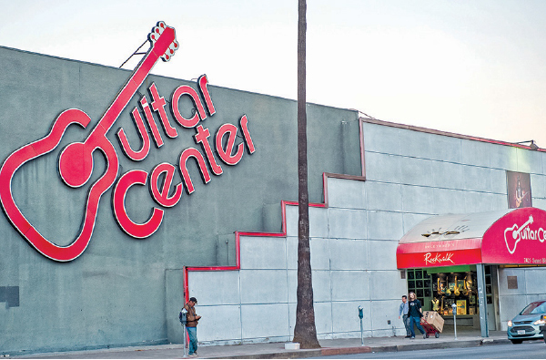 美最大樂器銷售商「結他中心」聲請破產保護