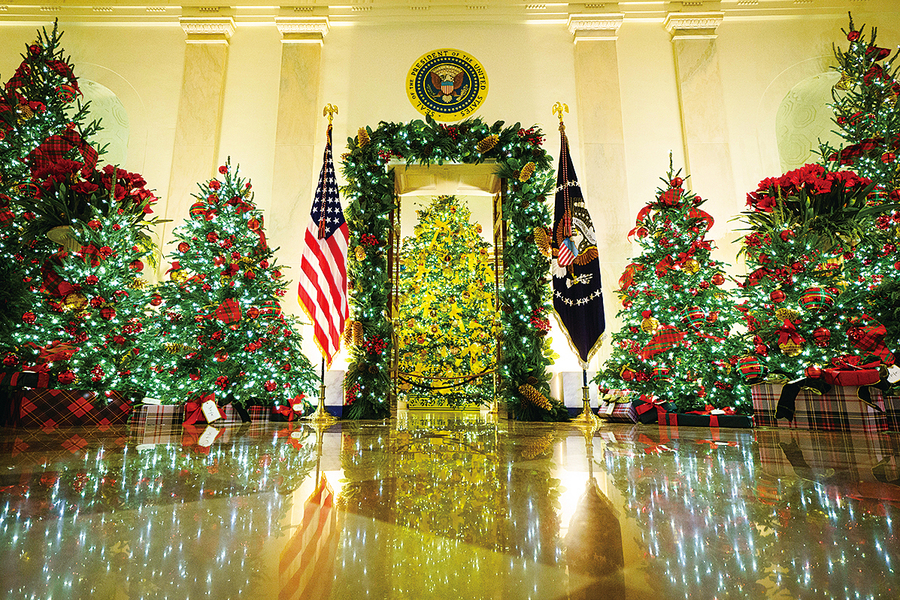 2020年白宮聖誕主題：美麗的美國