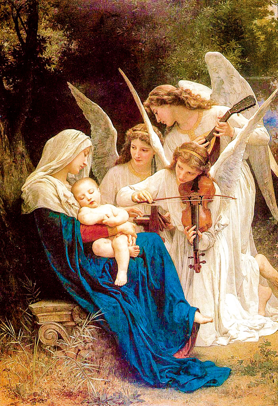 威廉•阿道夫•布格羅繪製的《天使的聖母》。The Virgin of the angels ( 公有領域)