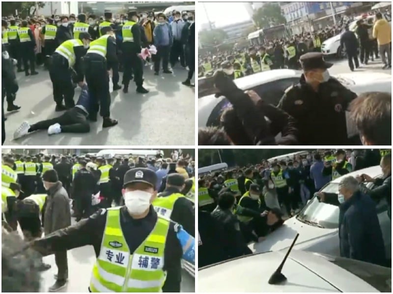 【一線採訪】上海昌碩千人討薪 十多人被抓