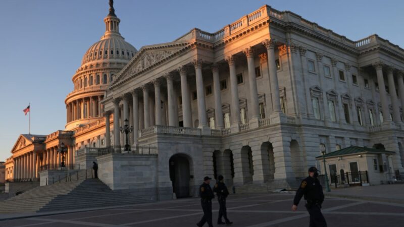 華盛頓特區的美國國會大廈。（Alex Wong/Getty Images）