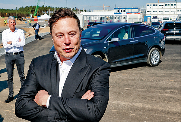 電動汽車公司特斯拉（Tesla）行政總裁、私人太空探索公司SpaceX的創始人馬斯克（Elon Musk）。（AFP） 