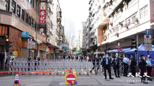 【圖片新聞】香港佐敦成首個封鎖區 過萬人須強制檢疫