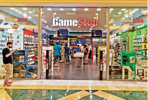 意大利羅馬的一家GameStop 商店。（Shutterstock）