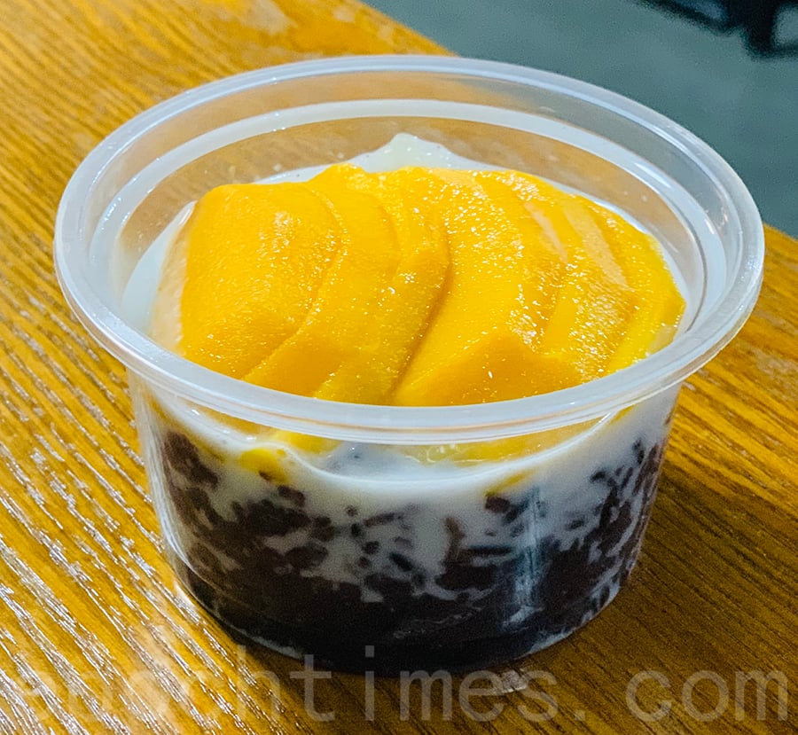 芒果糯米飯。（Siu Shan提供）