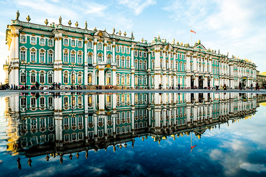 俄羅斯聖彼得堡冬宮 迷人的混搭風格