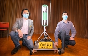 嶺大研發智能紫外光消毒機械人 10分鐘可消毒400平方呎空間