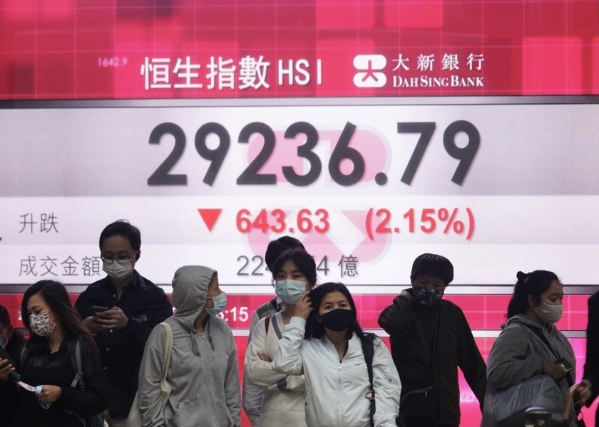 香港被剔出自由經濟體評級 恆指跌超700點