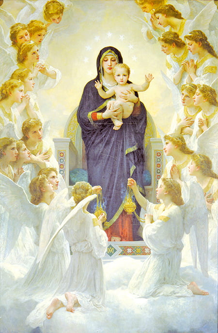 繪畫中最美的聖母子形像