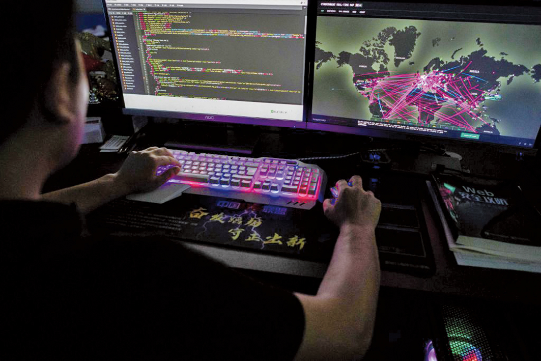 一個中國黑客組織在工作。（Getty Images）