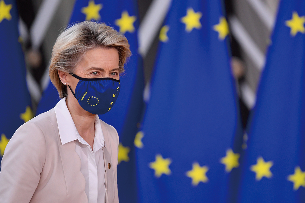歐盟委員會主席馮德萊恩（Ursula von der Leyen）。（JOHN THYS/POOL/AFP via Getty Images）