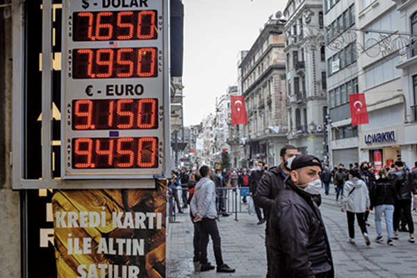 央行行長換人又通脹飆漲 土耳其股市急瀉9.8%