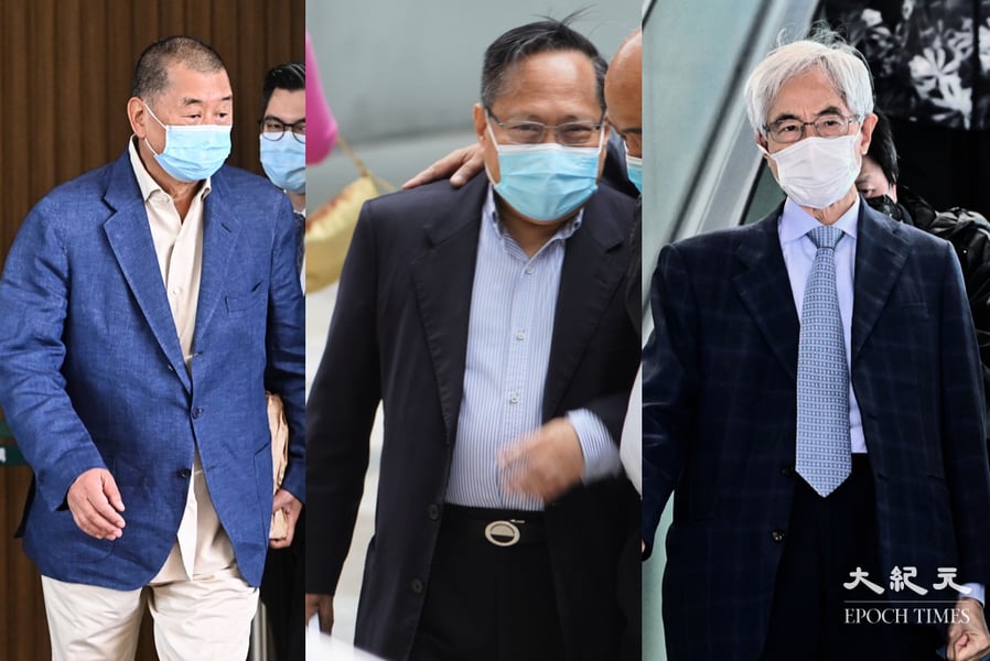 黎智英、何俊仁、李柱銘就8.18案裁決上訴 黎智英另申請8.18案、8.31案減刑