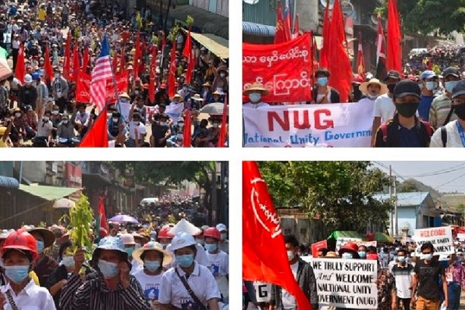 緬甸民眾不畏強暴 抗議仍在持續