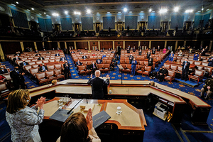 拜登首次國會聯席會議演講