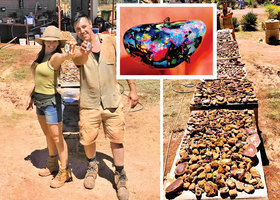 澳洲兄妹挖到蛋白石寶藏 價值120萬澳元