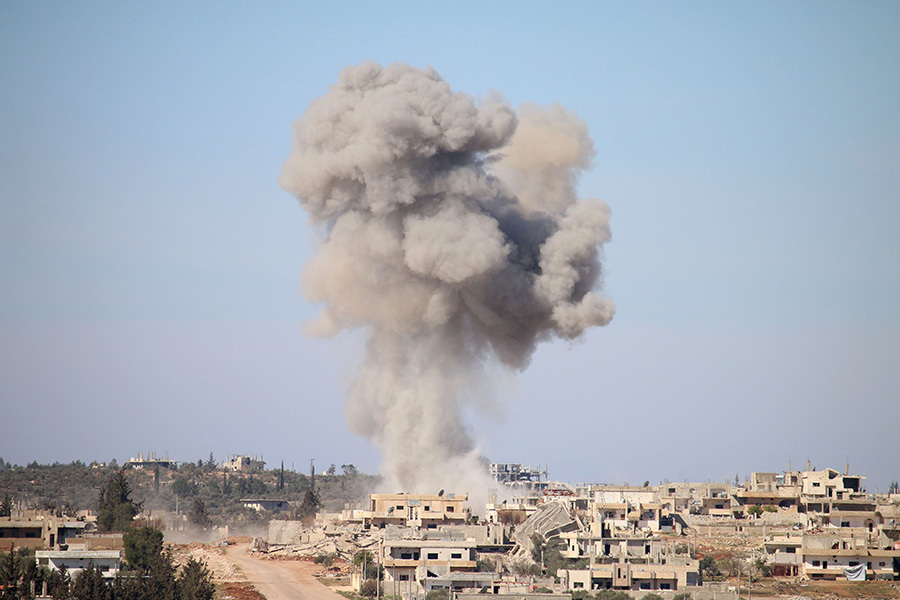 沙特阿拉伯外交大臣阿德爾・朱拜爾（Adel al-Jubeir）在周二的記者發佈會上表示，敘利亞停火協議可能在24小時內達成。（MOHAMAD ABD ABAZID/AFP/Getty Images）