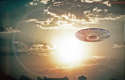 UFO示意圖。（Shutterstock）