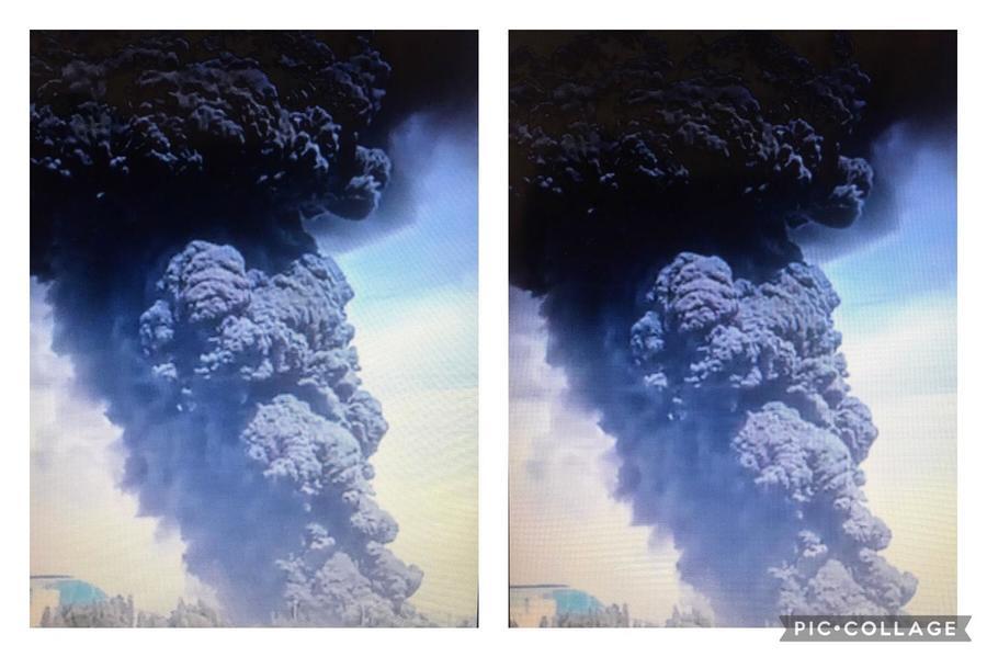 新疆石河子矽廠爆炸 黑黑的蘑菇雲似原子彈爆炸