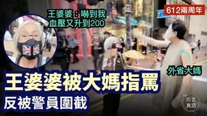 【612兩周年】王婆婆被大媽指罵 反被警員圍截