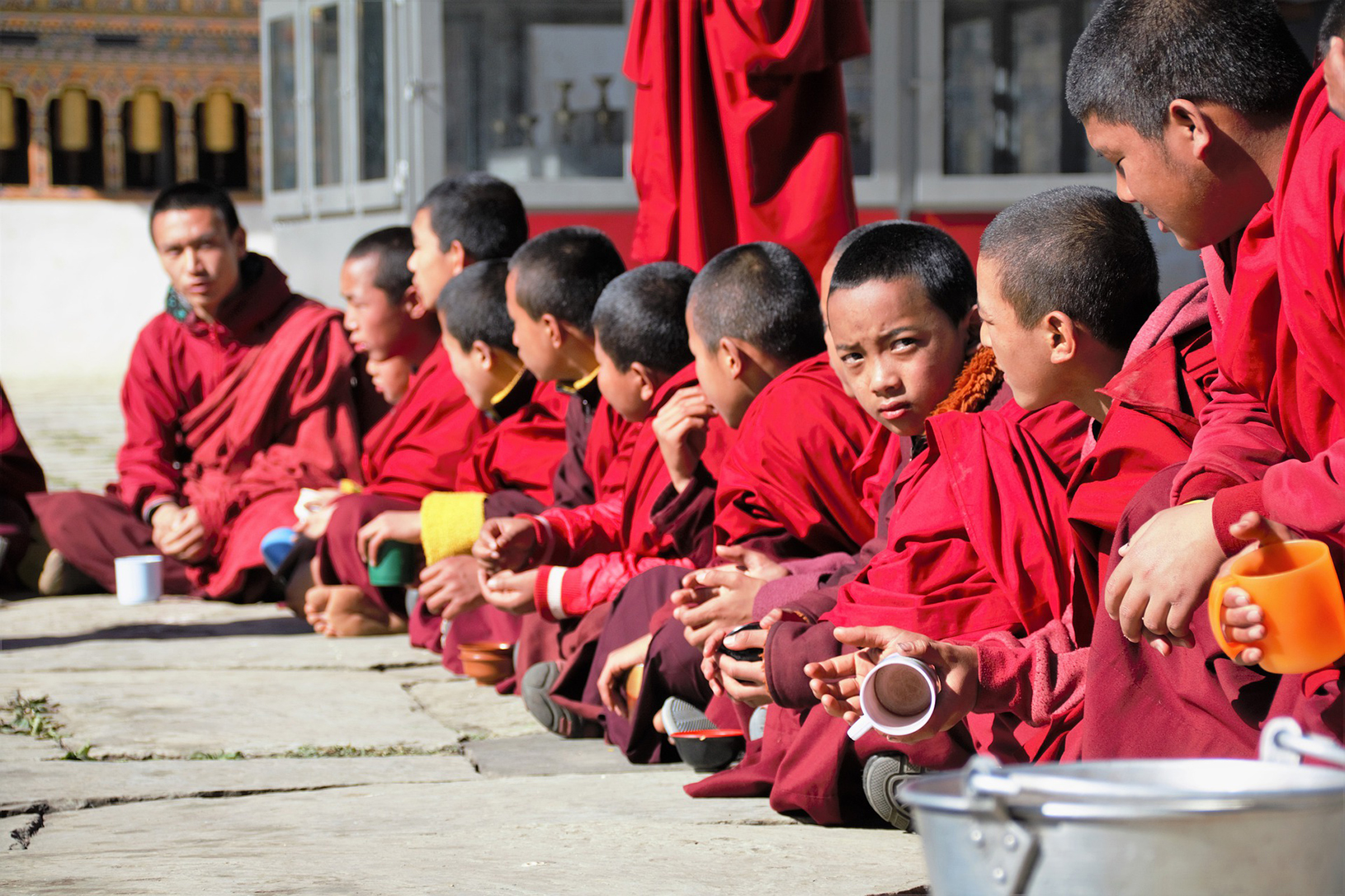 不丹的小和尚。( pixabay)
