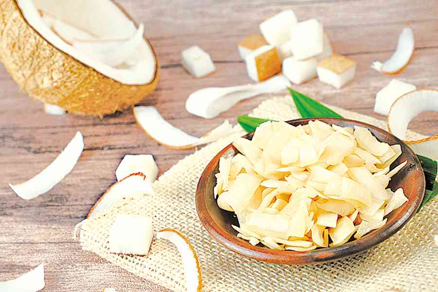 美味升級 烤椰絲 在家度假吃椰子布甸