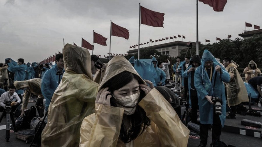 黨媒謊稱習講話時無雨  自曝為黨慶天氣準備半年