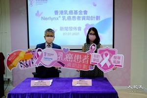 香港乳癌基金會推出資助計劃 加強對夾心階層患者的幫助