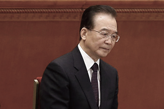 圖為中共前總理溫家寶資料照。（Feng Li/Getty Images）